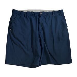 Adidas Mens Golf Shorts Performance Chino Size 40 Snap & Zip Closure w/ Pockets